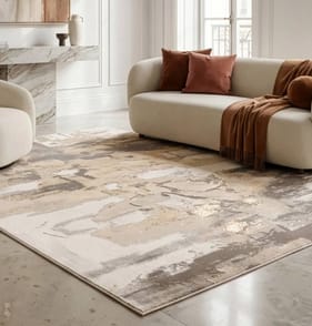 Asiatic Miro Abstract Rug Metallic MI02