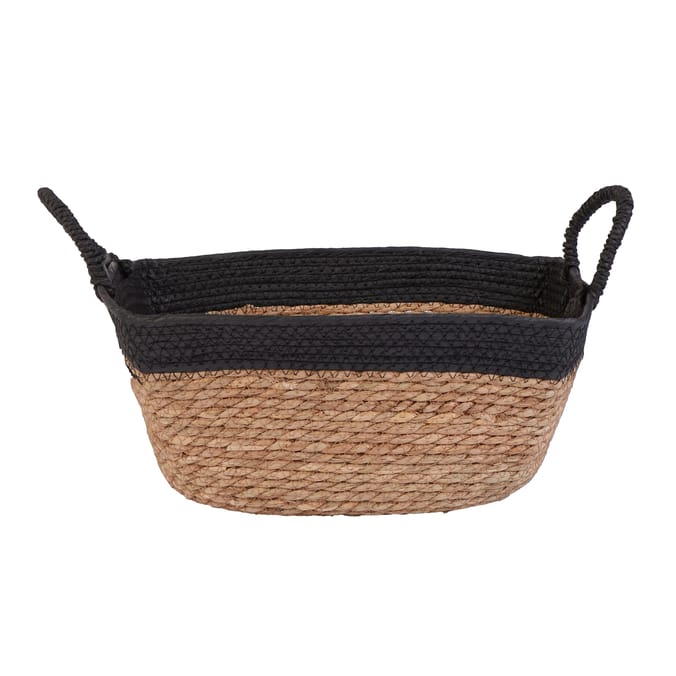 Home Collections Wicker & Paper Straw Storage Basket