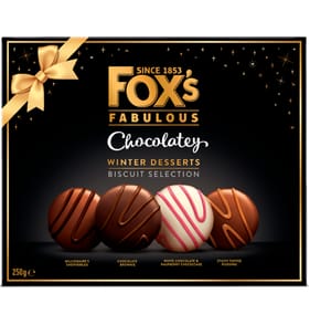 Fox's Fabulous Chocolatey Winter Desserts Biscuit Selection 250g