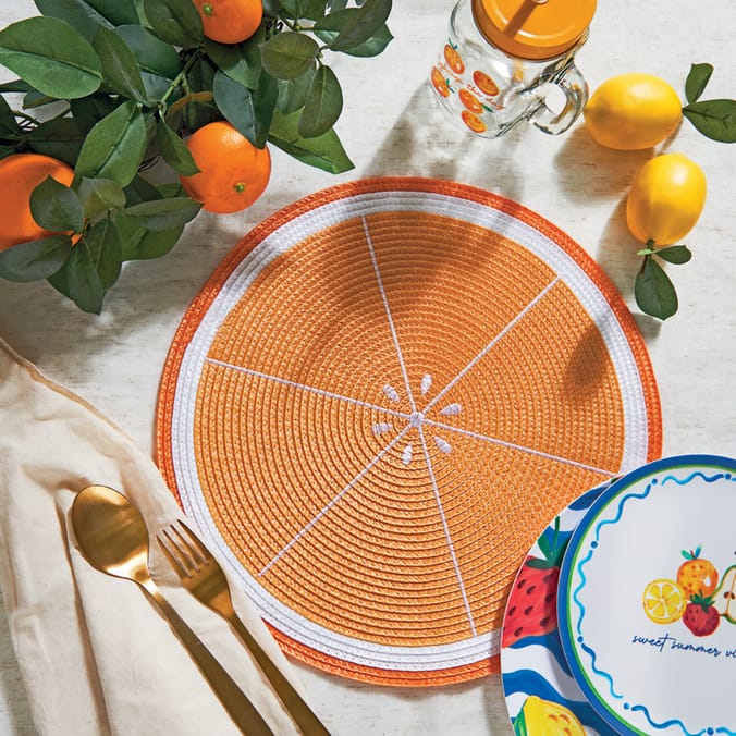 The Outdoor Edit Mediterranean Placemats 2 Pack