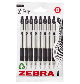Zebra Z-Grip 8 Classic Black Ballpoint