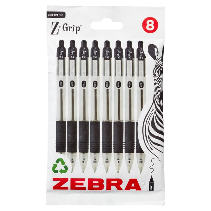 Zebra Z-Grip 8 Classic Black Ballpoint