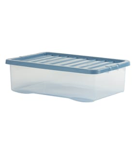 Wham Crystal Storage Box 32L - Blue