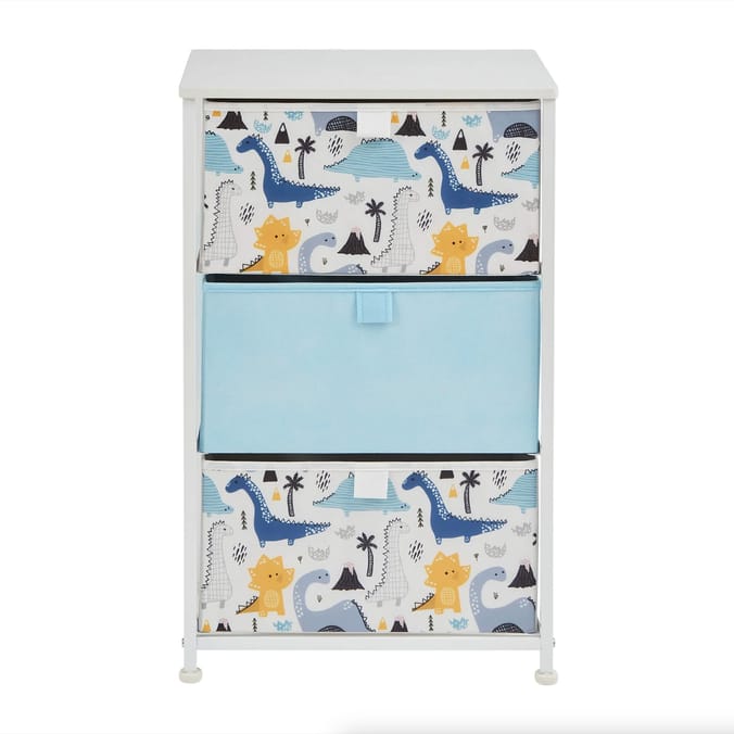 Liberty House Toys Dinosaur 3 Drawer Kids Storage Chest