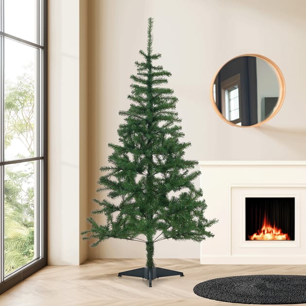 Festive Feeling Christmas Tree 6ft Green Home Bargains