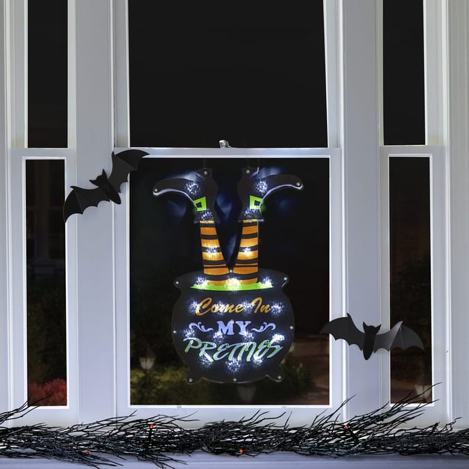 Haunted House Light Up Window Decoration