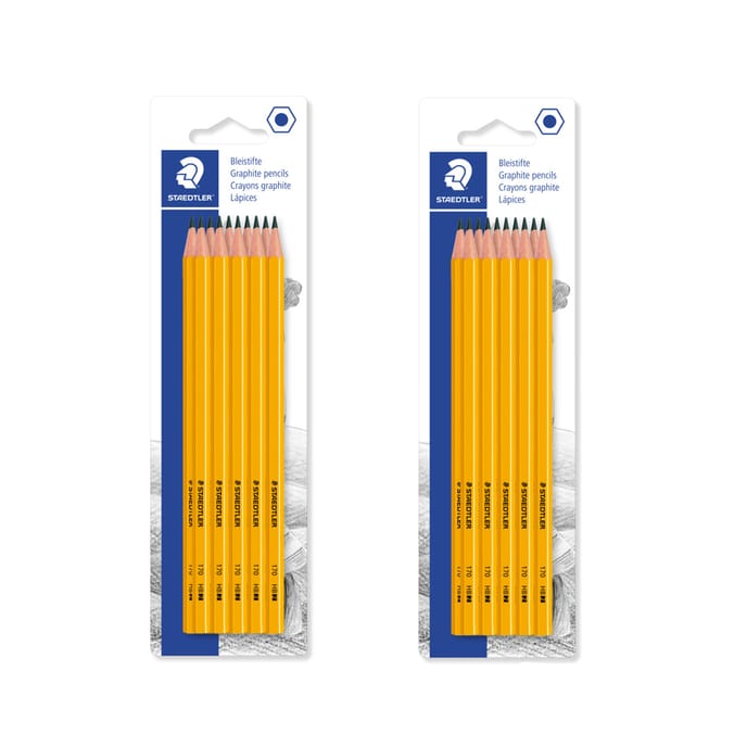  Staedtler Woodfree Pencils 8 Pack x2