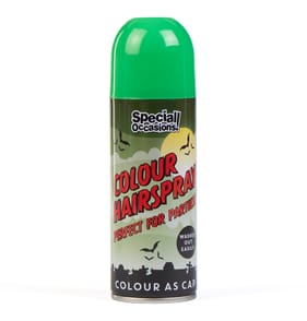 Halloween Coloured Hair Spray - Green