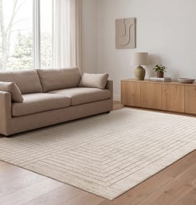 Asiatic Oslo Angles Rug OS07 - Cream/Natural
