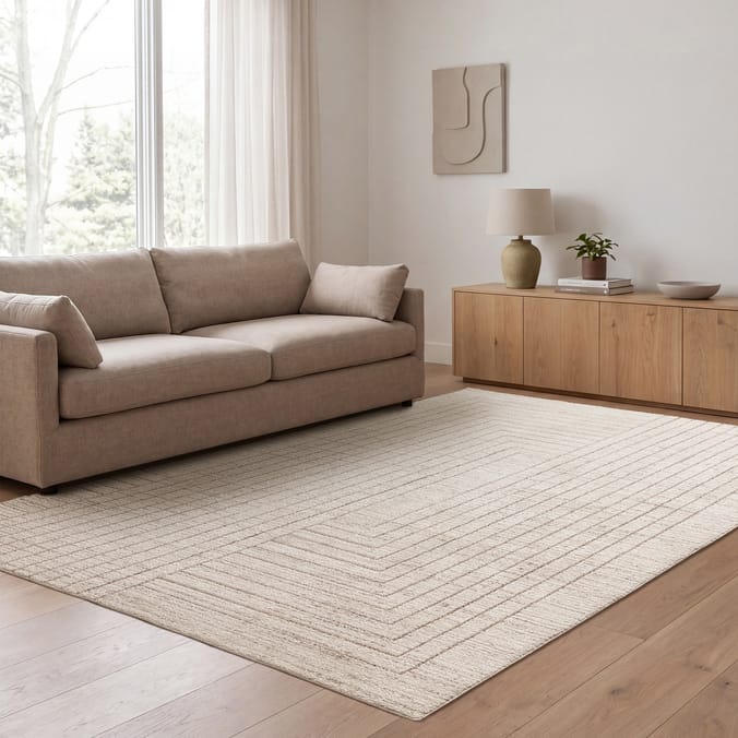 Asiatic Oslo Angles Rug OS07 - Cream/Natural