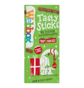 Webbox Festive Cat Sticks with Turkey and Cranberry 6s x25