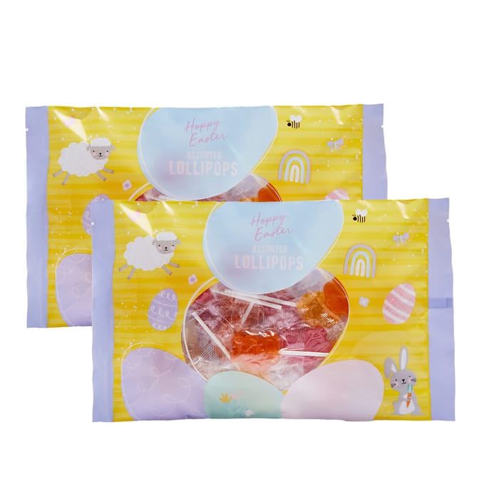 Easter Assorted Lollipops Pack x2