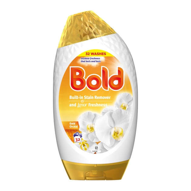 Bold Liquid Laundry Detergent Gel 1.056 Litres 32 Washes - Gold Orchid ...