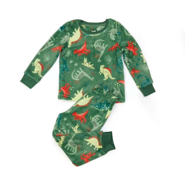 Boys Dinosaur Fleece Pyjama Set Home Bargains