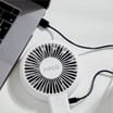 Pifco 2-In-1 Rechargeable Handheld Fan