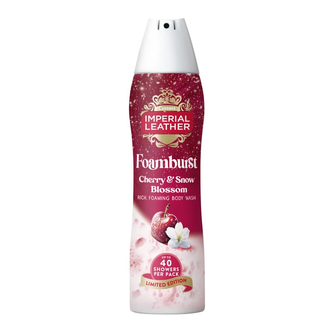 Imperial Leather Limited Edition Foamburst Body Wash 200ml - Cherry & Snow Blossom