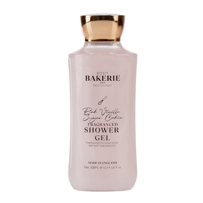 Body Bakerie Fragranced Shower Gel 300ml - Pink Vanilla Sugar Cookie