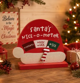 Sleigh Bells Christmas Nice Meter Sign