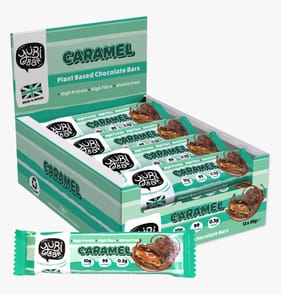 Yubi Bar Plant Based Chocolate Bar 12 x 35g - Caramel