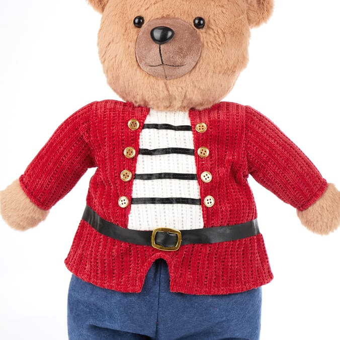 The Lifestyle Edit Timeless Christmas Plush Bear Decoration