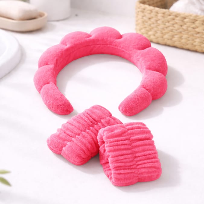 Headband and Wrist Wash Bands