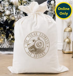 The Polar Express Cream Christmas Sack
