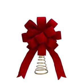 Festive Feeling Velvet Christmas Tree Topper