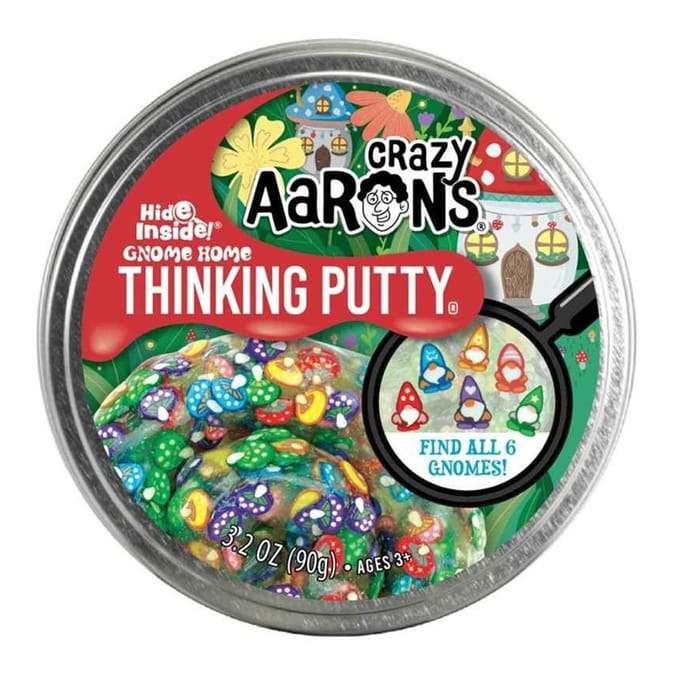 Crazy Aaron's Thinking Putty - Hide Inside Gnome Home