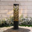Firefly Metal Leaf Solar Light Bollard