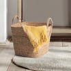 Home Collections Straw Rope Square Storage Basket