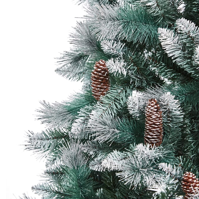 Festive Feeling Premium Frosted Pinecone Tree