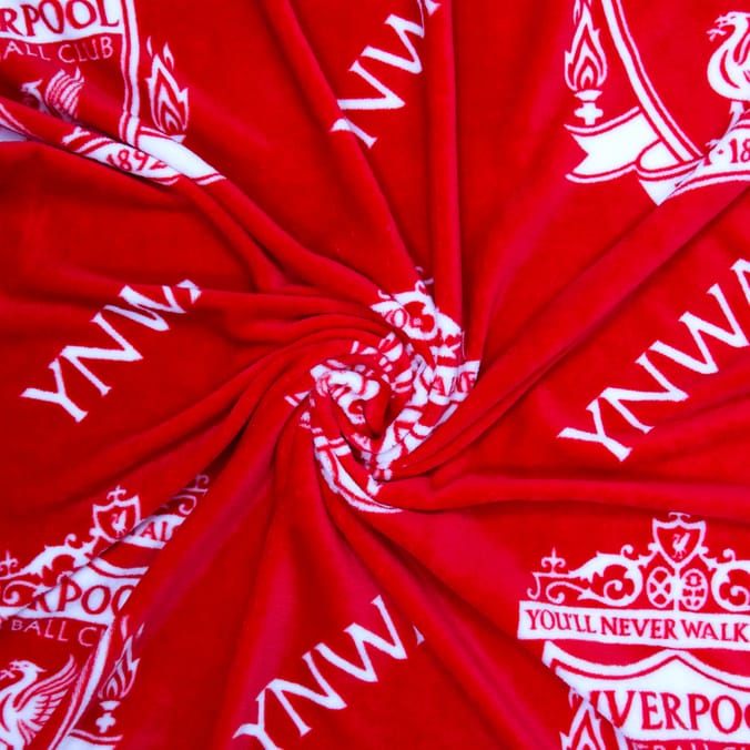 Liverpool FC YNWA Sherpa Fleece Blanket