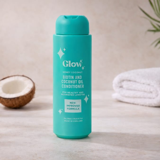 Glow Biotin And Coconut Oil Conditioner 750ml - Honey Coconut