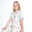 Originals Girls Button Bow Pyjamas with Scrunchy