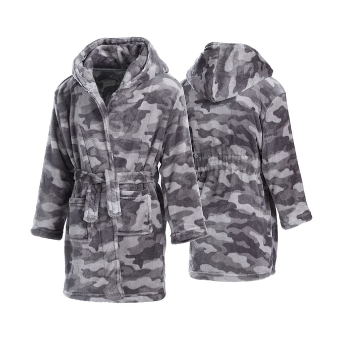 Jeff & Co By Jeff Banks Boys Camo Robe