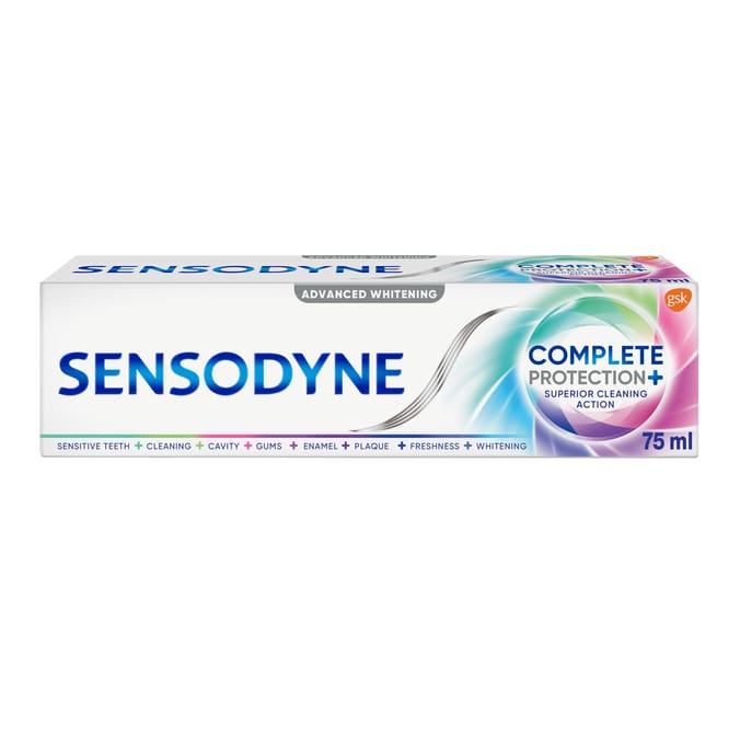 Sensodyne Complete Protection & Advanced Whitening Toothpaste 75ml