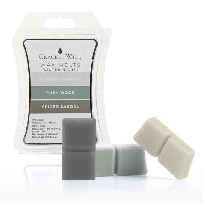 Crackle Wick Wax Melts - Winter Nights x2