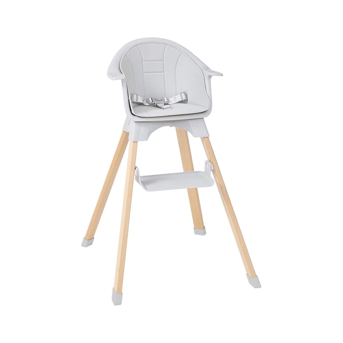 Liberty House Toys Kids High Chair – Grey and Beechwood