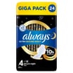 Always Ultra Secure Night Sanitary Towels with Wings 24s - Size 4