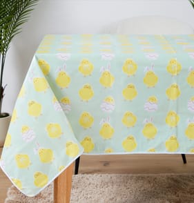 Happy Easter Wipe Clean Tablecloth - Chick 