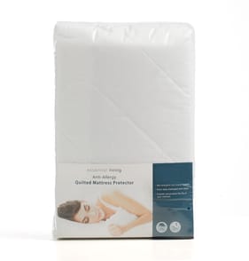 Essential Living Anti-Allergy Quilted Mattress Protector - Double