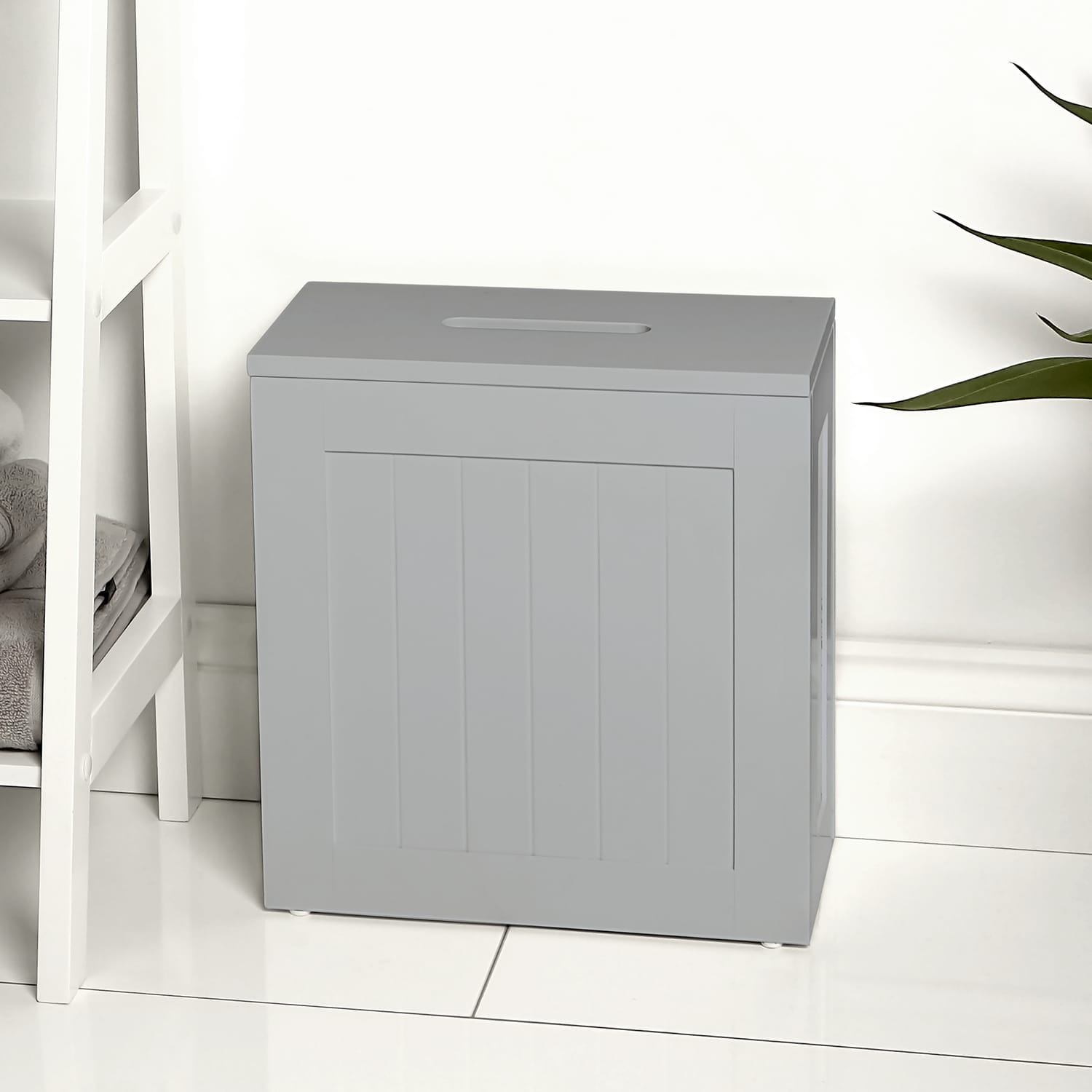 Bathroom Lidded Storage Box Home Bargains