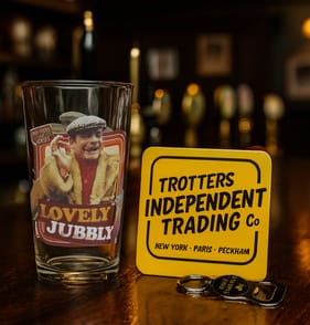 Only Fools And Horses Pint Glass, Coaster & Bottle Opener Set