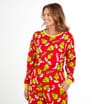 Ladies Red Grinch Pyjamas