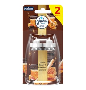 Glade Sense & Spray Air Freshener Twin Refill 2x18ml - Festive Honey and Chocolate 