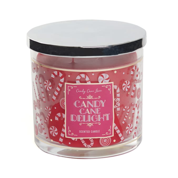 Candy Cane Lane Scented Candle - Candy Cane Delight