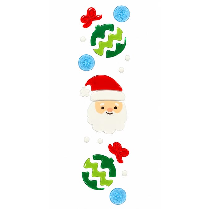 Festive Feeling Christmas Reusable Gel Window Stickers