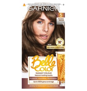 Garnier Belle Color Permanent Hair Dye - 5 Natural Brown 