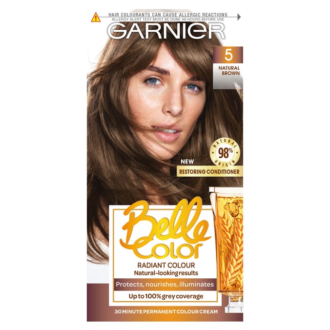 Garnier Belle Color Permanent Hair Dye - 5 Natural Brown 