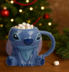 Disney Stitch Mug & Hot Chocolate Set